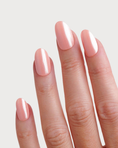 Glazed Peach UV Gel Strips