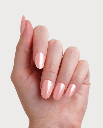 Glazed Peach UV Gel Strips
