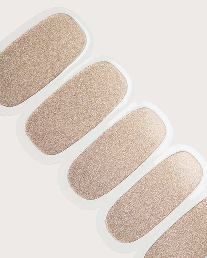 Gold Shimmer UV Gel Strips