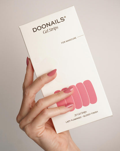 Lazy Flamingo UV Gel Strips