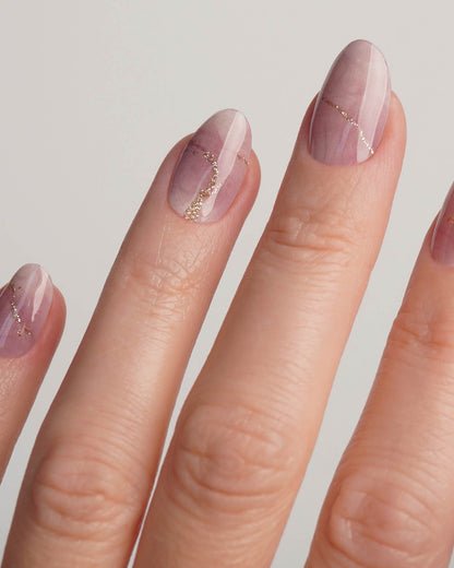 Rose Marble UV Gel Strips