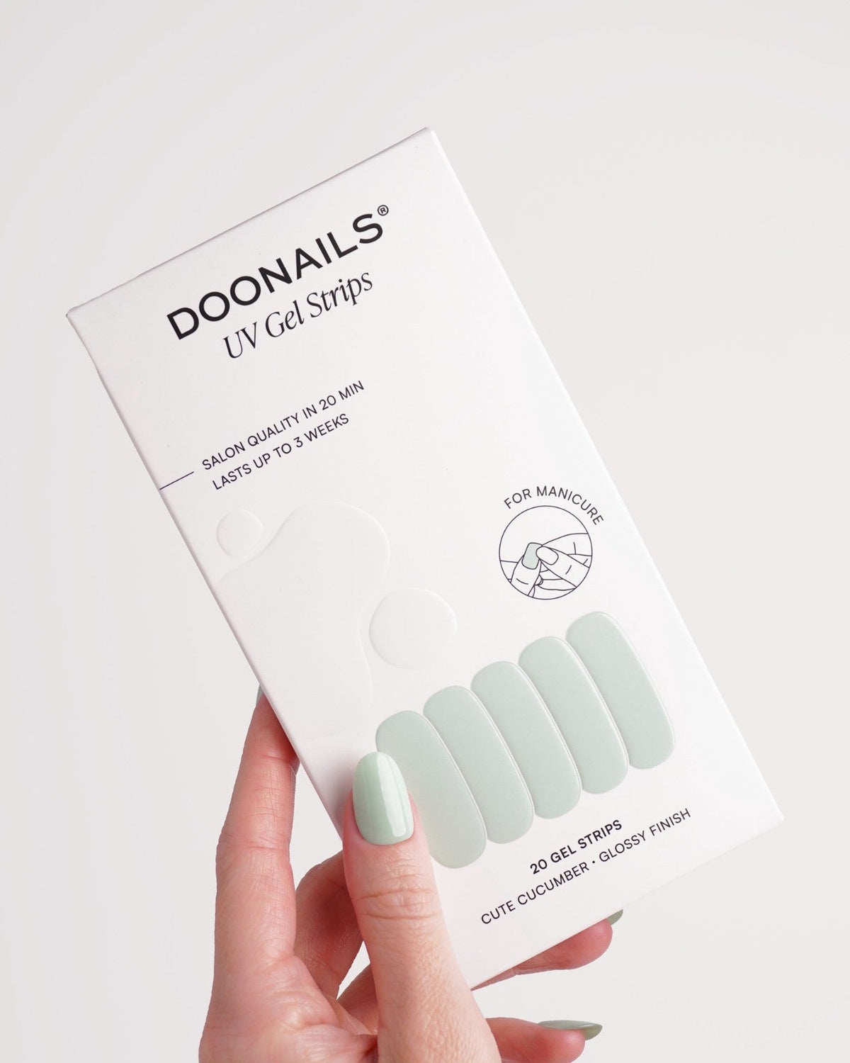 Cute Cucumber UV Gel Strips