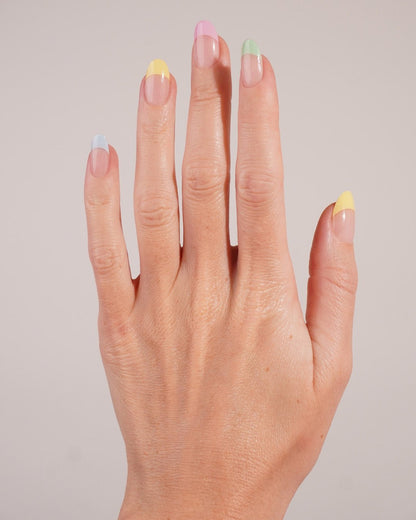 Pastel French UV Gel Strips