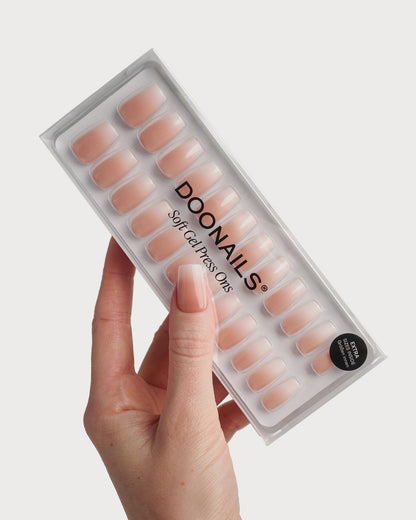 Babyboomer Short Coffin Soft Gel Press Ons