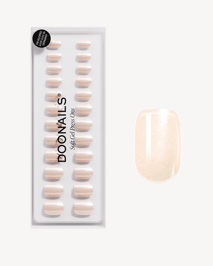Prosecco Extra Short Square Soft Gel Press Ons