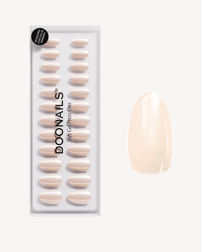 Prosecco Short Almond Soft Gel Press Ons