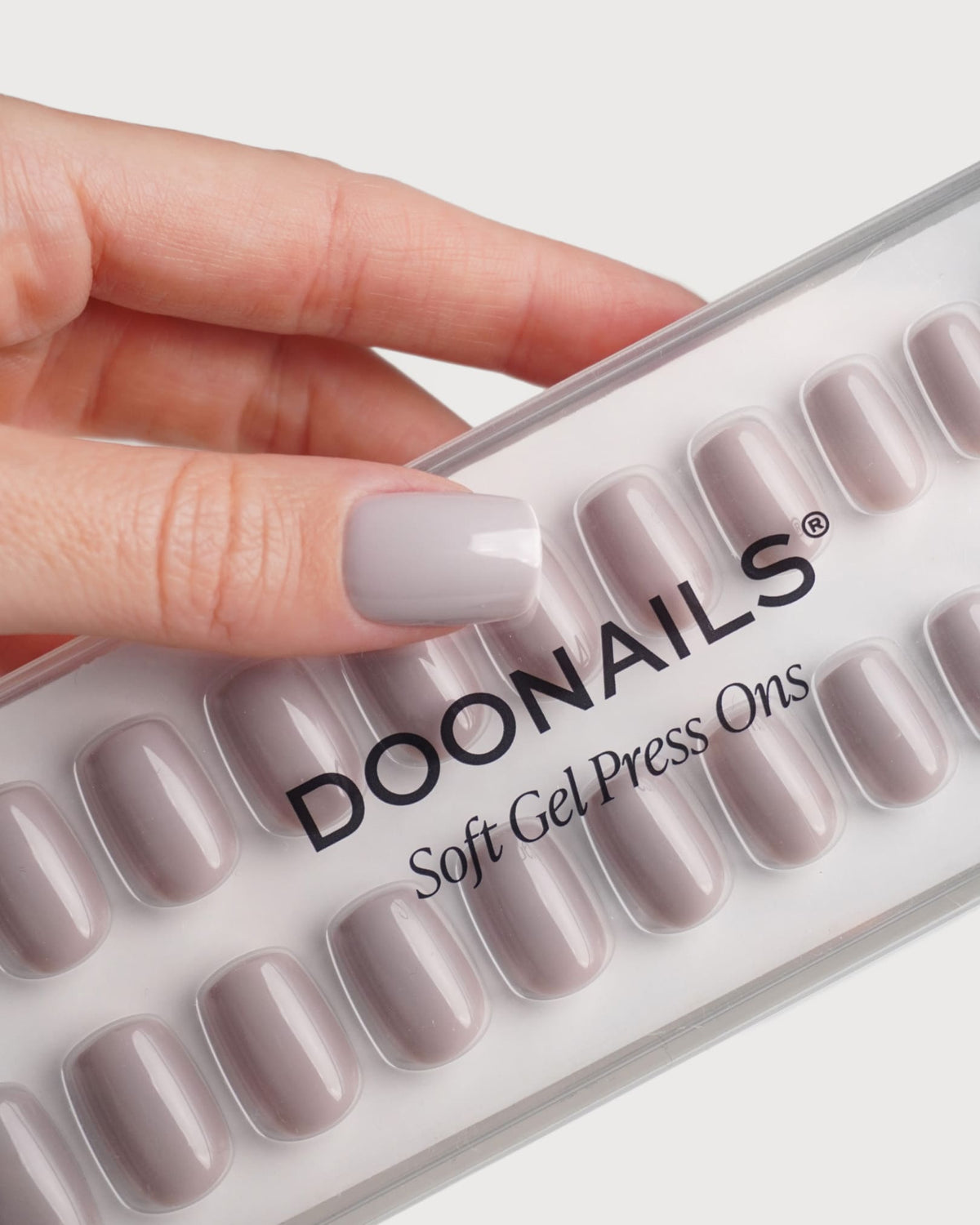 Stone Short Square Soft Gel Press Ons