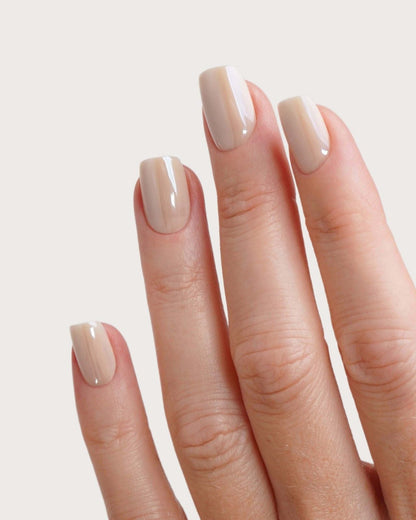Toffee Short Square Soft Gel Press Ons