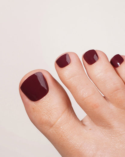 Plum Purple Pediküre UV Gel Strips