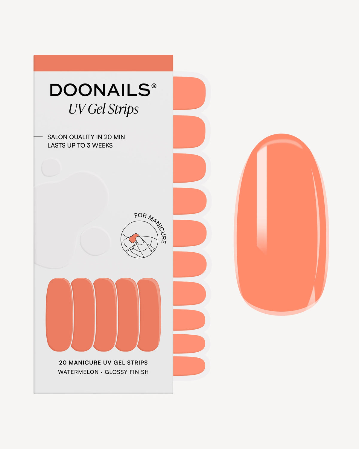 Watermelon UV Gel Strips