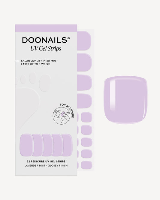 Lavender Mist Pediküre UV Gel Strips