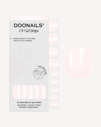 Milkshake Pediküre UV Gel Strips