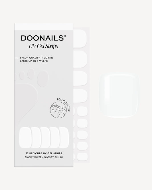 Snow White Pediküre UV Gel Strips