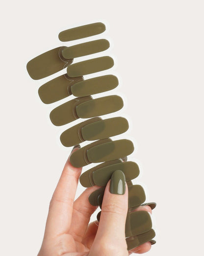 Moss Green UV Gel Strips