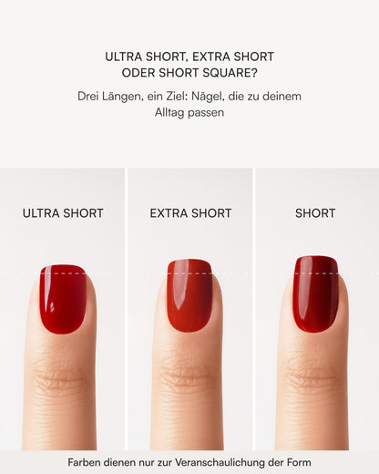 Espresso Ultra Short Square Soft Gel Press Ons
