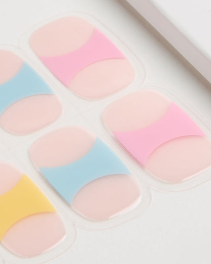 Pastel French UV Gel Strips