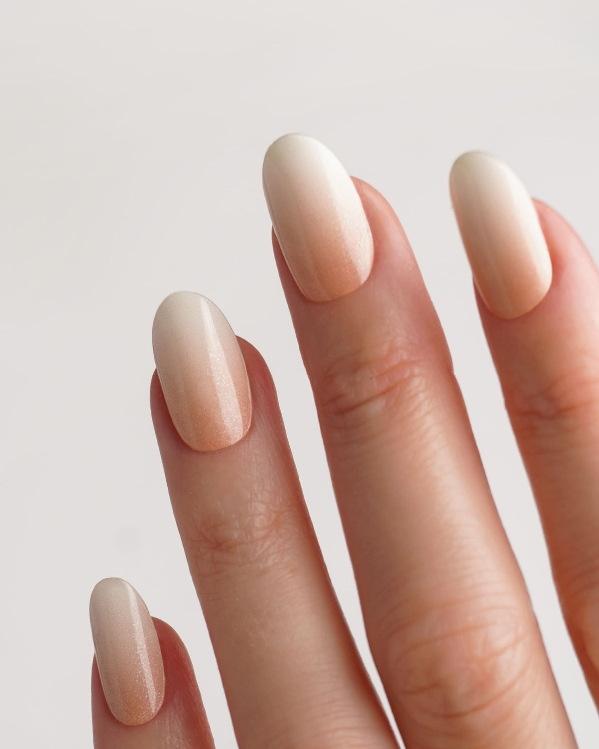 Nude Glitter Babyboomer UV Gel Strips