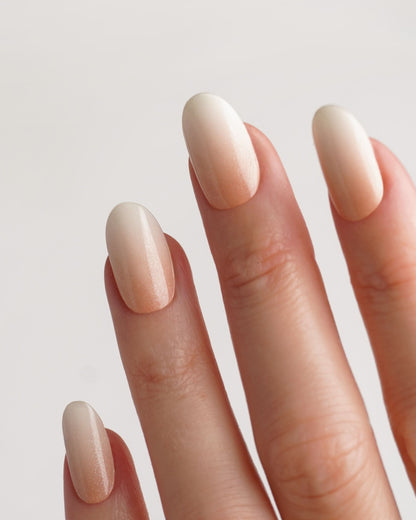 Nude Glitter Babyboomer UV Gel Strips