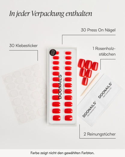 Espresso Ultra Short Square Soft Gel Press Ons
