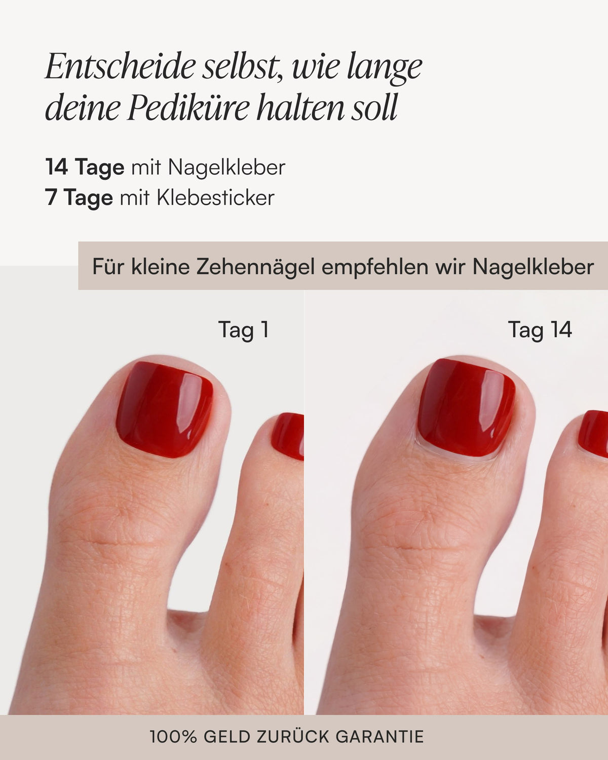 Snow White Pediküre Soft Gel Press Ons