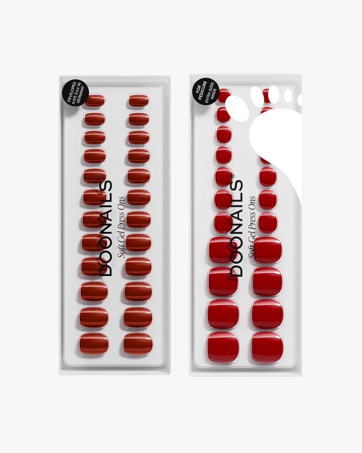 Mon Cheri Extra Short Square Mani & Pedi Set